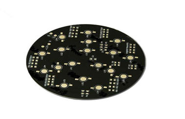 Black Round LED PCB Assembly Double Side For Dimmer
